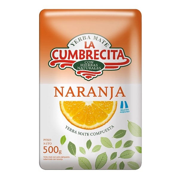 Yerba Mate La Cumbrecita Sabor Naranja 500 G #1