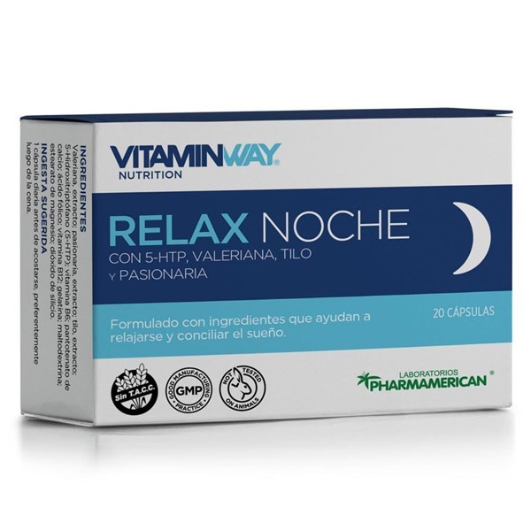 Vitamin Way Suplemento Dietario Relax Noche (20 Cápsulas) alt