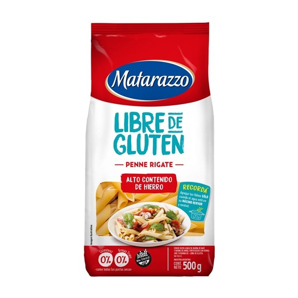Fideos Sin Tacc Penne Rigante Matarazzo 500 g. #1