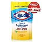 Toallitas Desinfectantes Ayudín Limón Doypack x 35 un #2