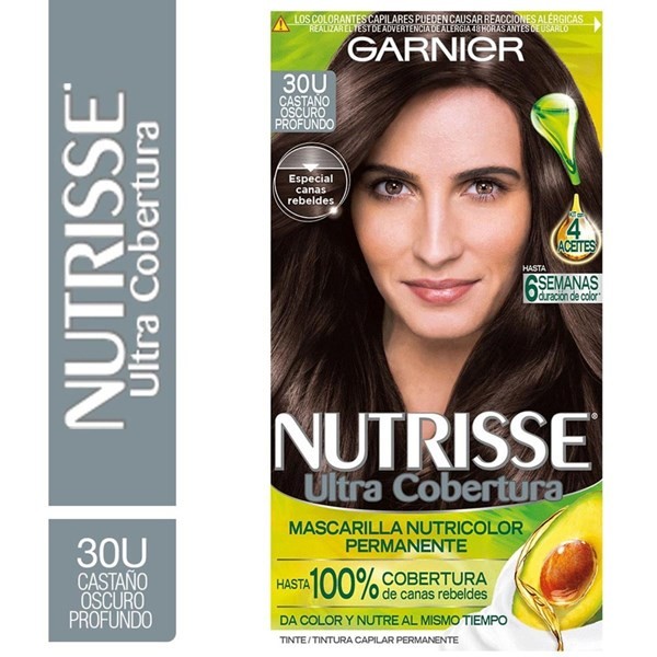 Garnier Kit Color Ultra Cobertura 30 Castaño Oscuro Profundo #1