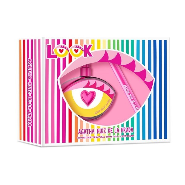 Set Agatha Ruiz de La Prada Look Eau de Toilette x 80 ml + Eye Stamp + Eye Liner #1