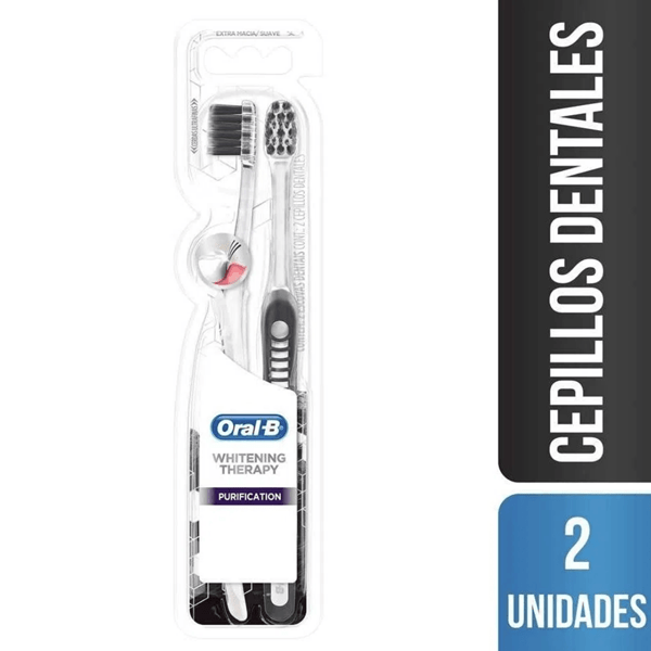Cepillo Dental Oral B White Purification 2 unidades #1
