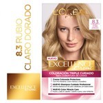 Excellence Kit Coloracion 8.3 Rubio Claro Dorado #1