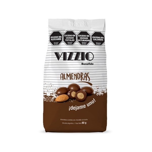 Almendras Bañadas en Choco Vizzio 80 grs #1