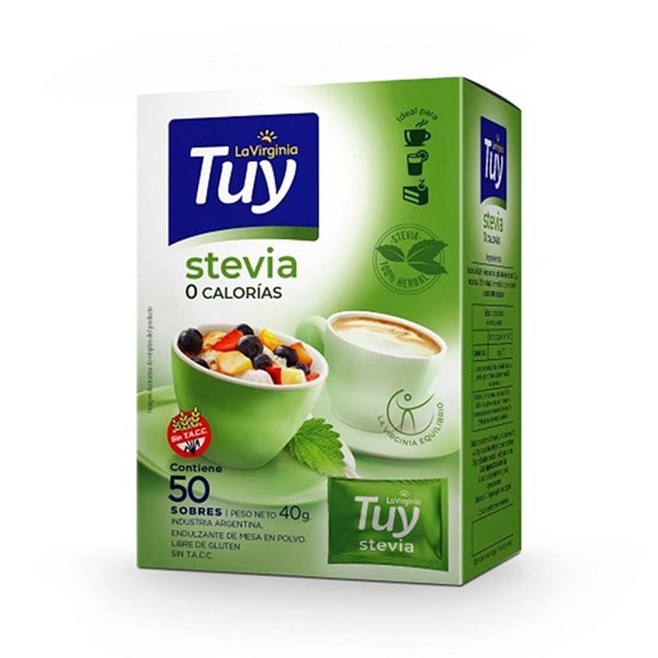 Edulcorante Tuy Stevia Polvo 40 xgr