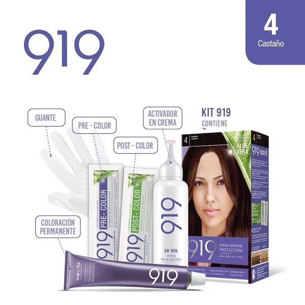919 Kit Coloracion 4 Castaño alt
