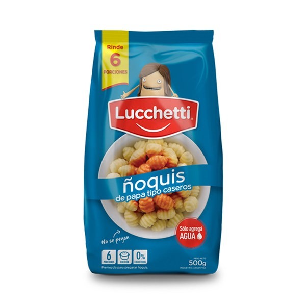 Premezcla Lucchetti Ñoquis De Papa Fort 500 G. #1