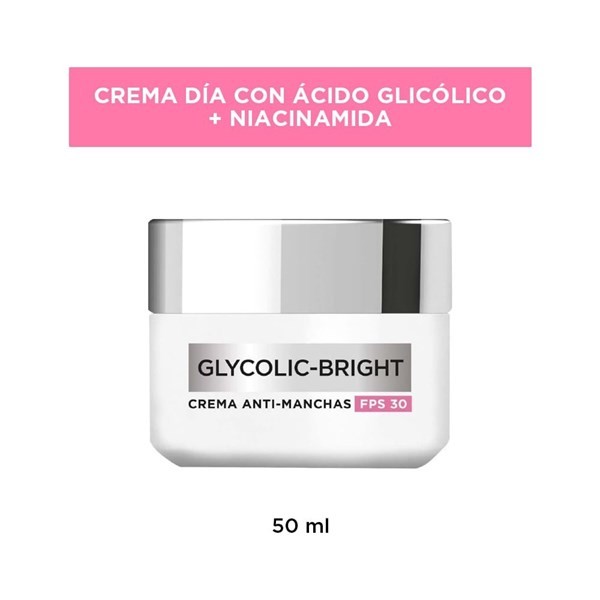 Crema L'oréal París Glycolic Bright Fps30 Día x 50 ml alt