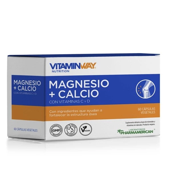 Vitamin Way Suplemento Dietario Magnesio Y Calcio (60 Cápslas)