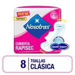 Nosotras Toalla Normal Rapisec (8 Unidades) #1