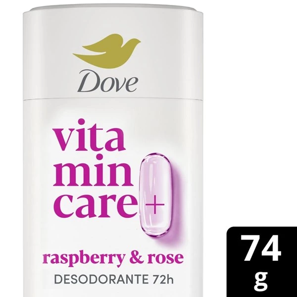 Dove Desodorante en Barra Raspberry & Rose 74 gr