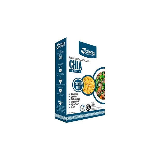 Wakas Fusilli Multicereal Con Chia x 300 g