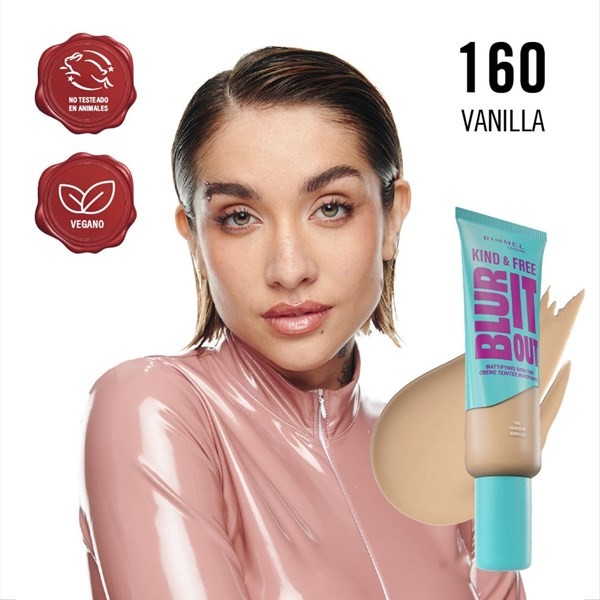 Base Rimmel Kind & Free Matte x 30 ml Color 160 vanilla alt