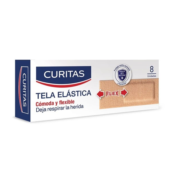 Curitas Tela Plástica Apósito Adhesivo Pack 24 Cajas x 8U Único alt