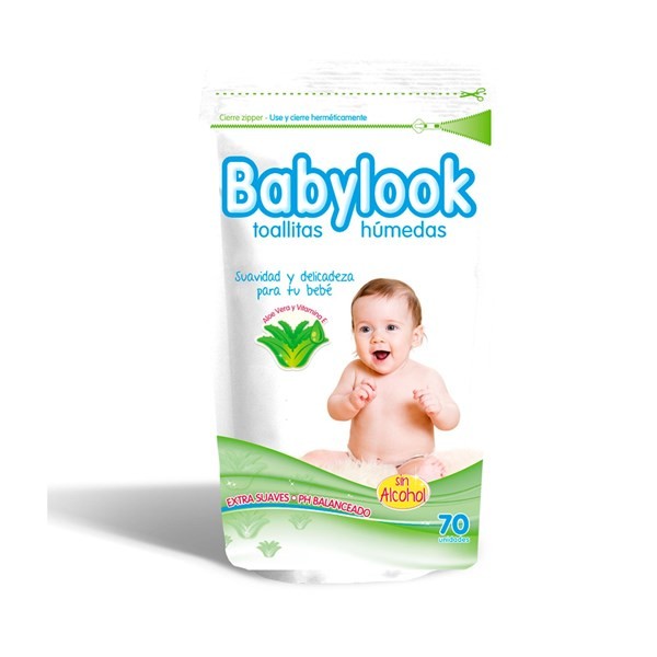 Toallitas Húmedas Baby Look Aloe Vera 70 uni #1