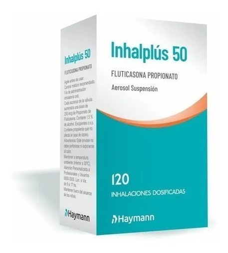 INHALPLUS AER. 50MG 120DO #1