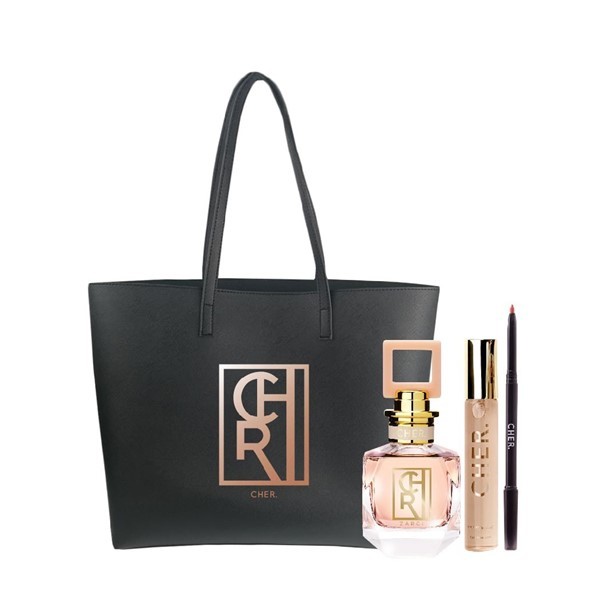 Set Cher The Tote Bag Zarci Edp x 50 ml + Edp de Viaje x 20 ml + Delineador de Labios #1