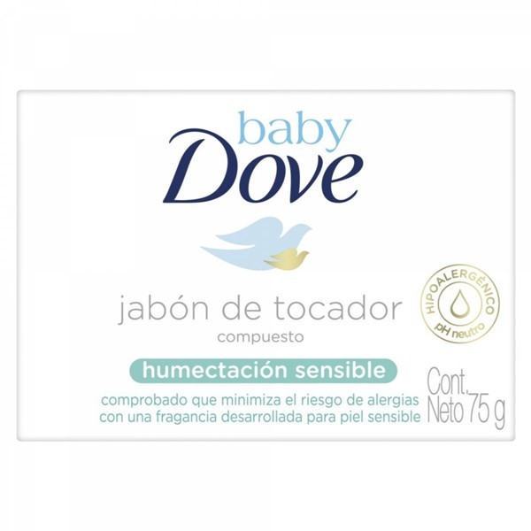 Dove Baby Jabon Hidratacion Sensible x75gr