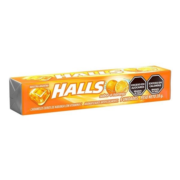 Caramelos Halls Vita C Naranja 27 g alt