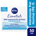 Nivea Crema Facial Hidratante de Día  essentials Para Piel Normal Fps 15 50 ml #1