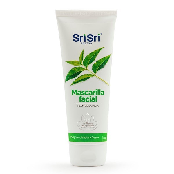 Sri Sri Mascarilla Facial Con Neem de La India 100 gr #1