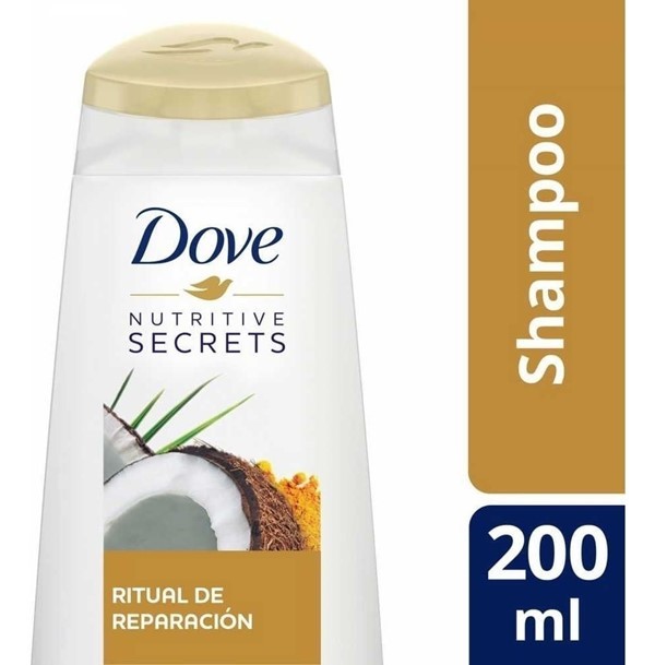 Dove Shampoo Ritual De Reparación Coco Y Cúrcuma 200 ml #1