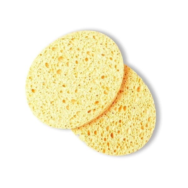 Basicare Esponja Facial de Celulosa Natural Amarillas 2 Unid alt