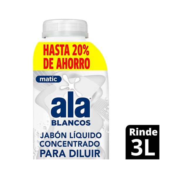 Jabón Líquido Para Diluir Ala Blancos Matic 500 ml #1