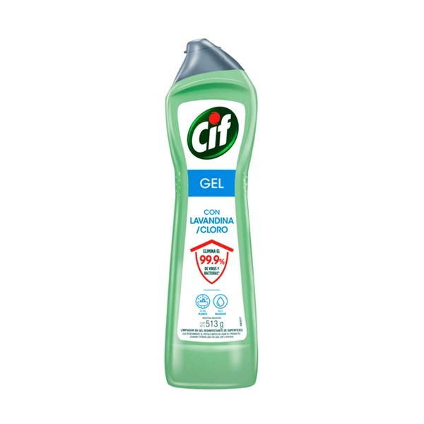 Limpiador En Gel Cif Con Lavandina 513 G. #1