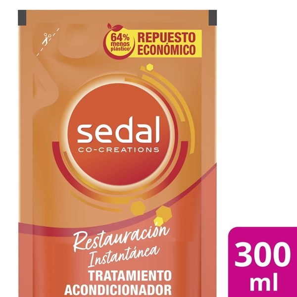 Sedal Acondicionador Restauración Instantánea Hidratante Repuesto 300 ml #1