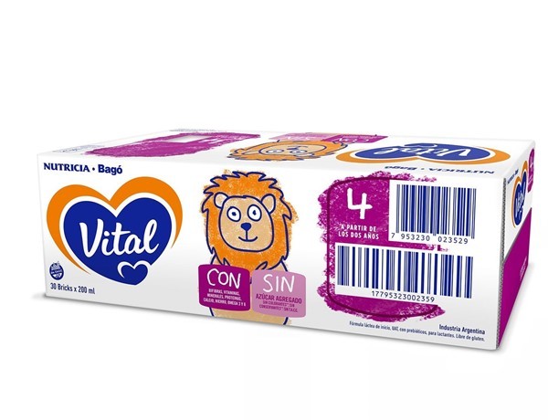 Leche Infantil Vital 4 2+ Años x 200 ml x 30 un #1