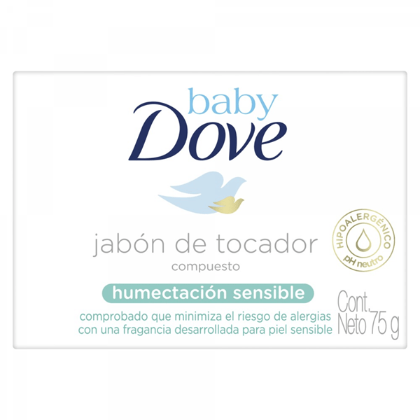 JABÓN DOVE BABY HUMECTACIÓN SENSIBLE X 75 g alt