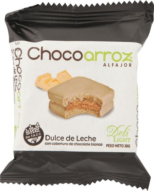 Chocoarroz Blanco Relleno de Dulce de Leche| x 28 gr #1