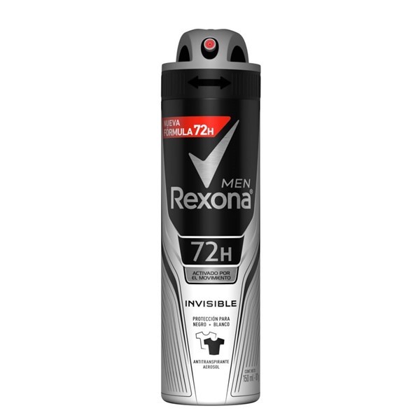 Desodorante Antitranspirante Rexona Invisible En Aerosol 150 Ml alt