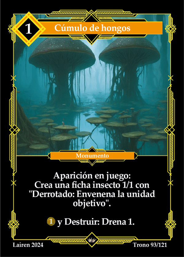 093 Cumulo De Hongos 1ra Edicion - Coste 1