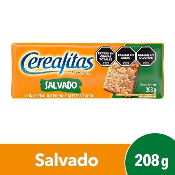 Galletitas Cerealitas De Salvado 208 G. #1