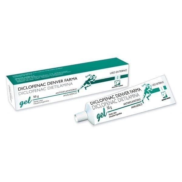 Diclofenac Dietilamina Gel Analgésico. Antiinflamatorio X 50 G