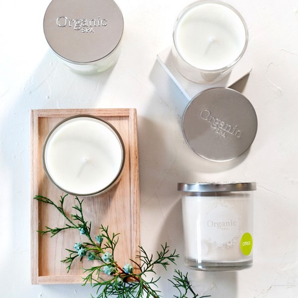 Organic Shop Vela Vegetal en Vaso Citrus alt