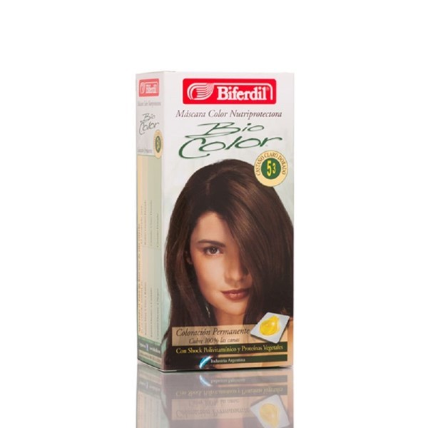 Biferdil Kit Coloracion Bio Color 5.3 Castaño Claro 5.3 Castano Chocolate #1