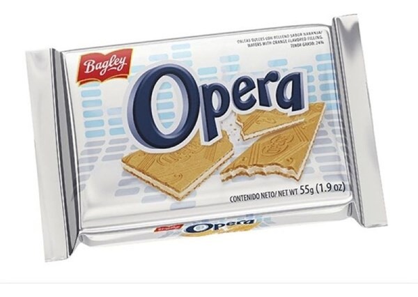 Bagley Opera Rellenas Sabor Original 55 g