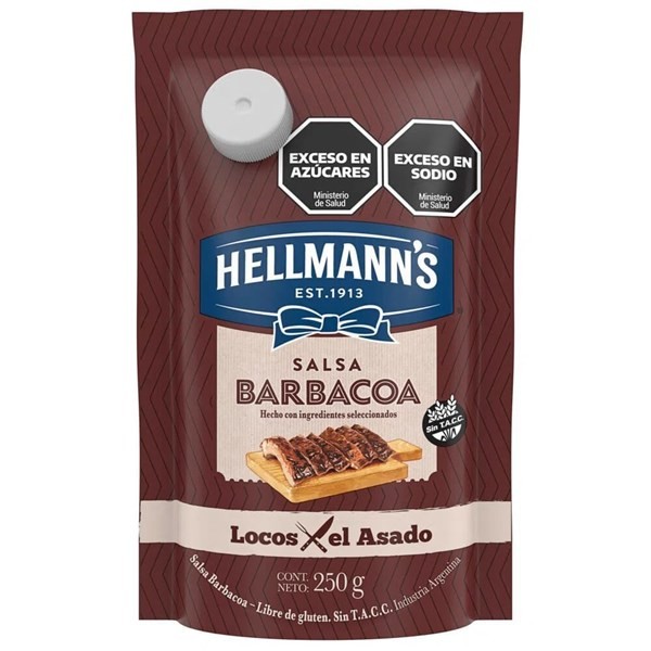Salsa Hellmann's Barbacoa Doypack 250 Gr #1