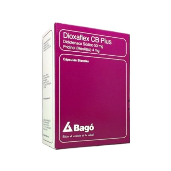 Bagó Dioxaflex Cb Plus Diclofenac + Pridinol x 15 Cáps Blandas #1