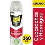 Insecticida Raid Essentials Mata Cucarachas Y Hormigas En Aerosol 280gr #1 Insecticida Raid Essentials Mata Cucarachas Y Hormigas En Aerosol 280gr #1