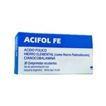 Dominguez Acifol Fe Hierro + Vit B12 + Fólico, C x 30 Comp #1