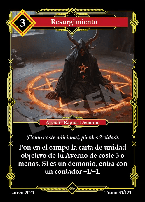 081 Resurgimiento 1ra Edicion - Coste 3 #1