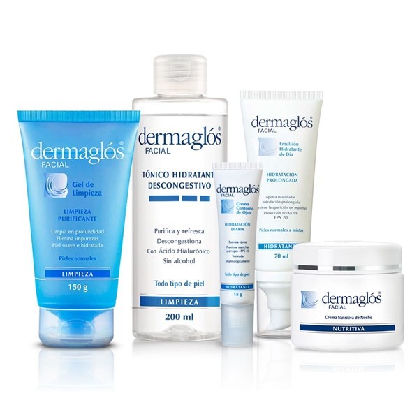 Dermaglos Set Rutina Para Piel Normal a Mixta 200 ml #1