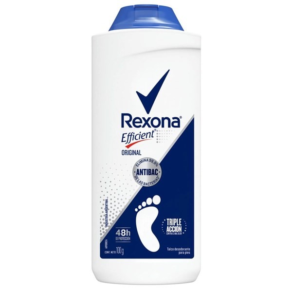 Efficient Talco Pies Rexona Original 48Hs 100 g alt