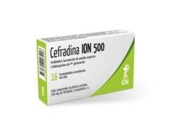 CEFRADINA ION 500MG X16 COMPRIMIDOS #1