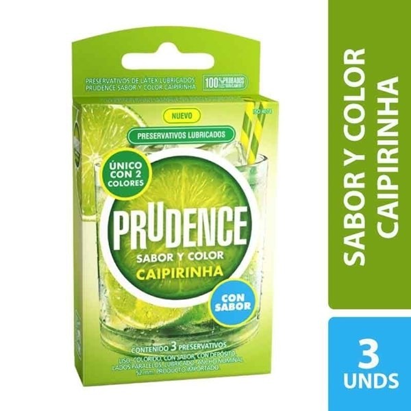 PRESERVATIVO PRUDENCE CAIPIRINHA X3 #1